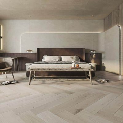 Tudorwoods-Oakitexture-Herringbone-Bedroom-White-Smoke-Feature